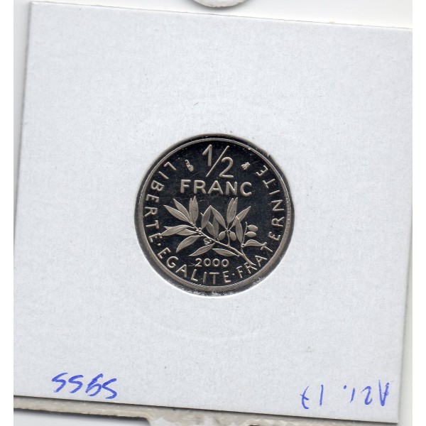 1/2 Franc Semeuse Nickel 2000 BE FDC