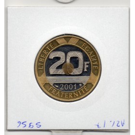 20 francs Mont St Michel 2001 BE FDC