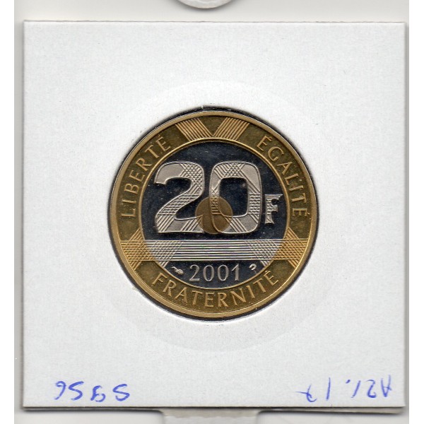 20 francs Mont St Michel 2001 BE FDC