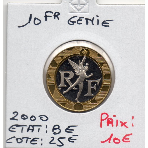 10 francs Génie bastille 2000 BE FDC