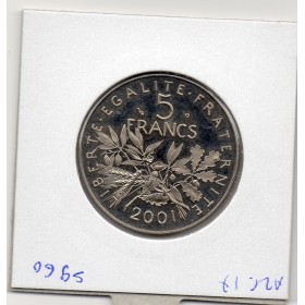 5 francs Semeuse Cupronickel 2001 FDC BE