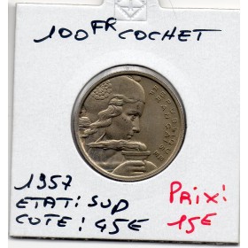 100 francs Cochet 1957 Sup