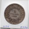 5 francs Louis Napoléon Bonaparte 1852 A Paris TTB- tête étroite