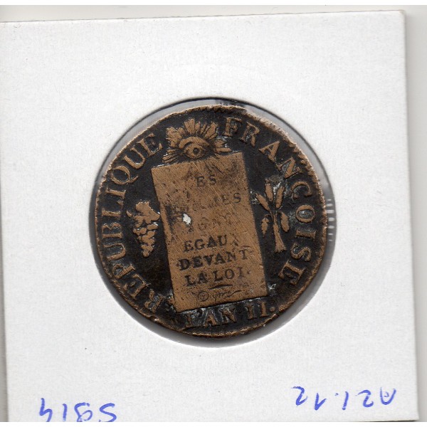 1 sol aux balances 1793 AA Metz TB+ Convention