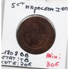 5 centimes Napoléon 1er 1808 BB Strasbourg TB