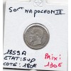 50 centimes Napoléon III tête nue 1859 A Paris Sup