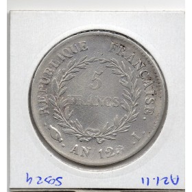 5 francs Napoléon 1er An 12 I Limoges TB
