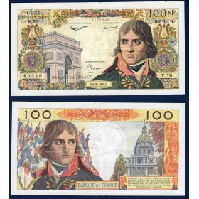 100 Nouveaux Francs Bonaparte, TTB, 1.9.1960 Billet de la banque de France