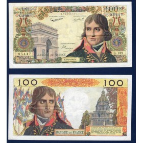 100 Nouveaux Francs Bonaparte, TTB, 1.2.1962 Billet de la banque de France