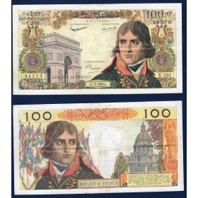 100 Nouveaux Francs Bonaparte, TTB-, 7.3.1963 Billet de la banque de France
