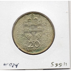 Portugal 20 escudos 1966 Sup, KM.592 pont Salazar