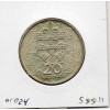 Portugal 20 escudos 1966 Sup, KM.592 pont Salazar