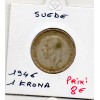 Suède 1 krona 1946 TTB, KM.814 Gustaf V