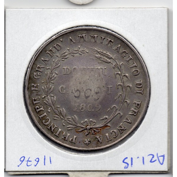 Italie Naples 120 Grana 12 carlini 1809 TTB, KM.434 Joachim Murat