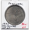 Portugal 200 escudos 1992 Sup, KM.662 25ème JO