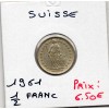 Suisse 1/2 franc 1961 Sup, KM.23