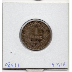 Belgique 1 Franc 1913 en Français TTB, KM.72 Albert 1er