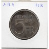 Suisse 5 francs 1984 Sup, KM.63 Auguste Piccard