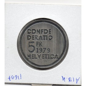 Suisse 5 francs 1979 Sup, KM.57 Albert Einstein