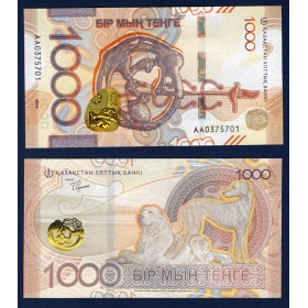 Kazakhstan P.52, neuf Billet de 1000 Tenge 2024 Berger d'Asie centrale