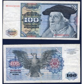Allemagne RFA P.34d, Billet de banque de 100 Mark 1977