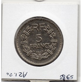 5 francs Lavrillier 1937 Sup+