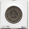 5 francs Lavrillier 1937 Sup+