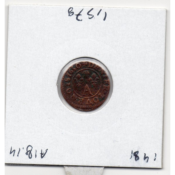 Principauté des Dombes, Gaston d'Orleans (1650) Denier Tournois Type 13