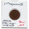 2 centimes Napoléon III tête nue 1856 K Bordeaux Sup-