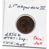 2 centimes Napoléon III tête nue 1856 K Bordeaux Sup-