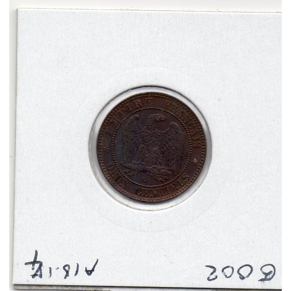 2 centimes Napoléon III tête nue 1856 K Bordeaux Sup-