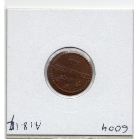 1 centime Dupré An 8 A paris Sup