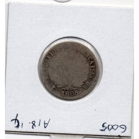 1 Franc Napoléon 1er 1808 BB Strasbourg B