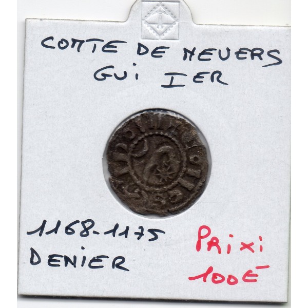 Nivernais, Comté de Nevers, Gui 1er (1168-1175) denier