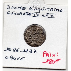Duché d'Aquitaine, Guillaume IX ou X, (1086-1137) Obole