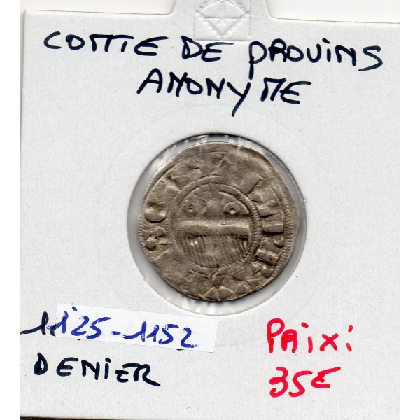 Champagne, Comté de Provins, Thibaut II (1125-1152) Denier