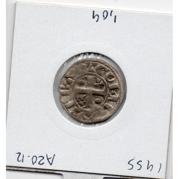 Champagne, Comté de Provins, Thibaut II (1125-1152) Denier