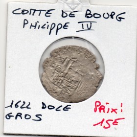 Comté de Bourgogne, Gros de Philippe IV (1622) Dole