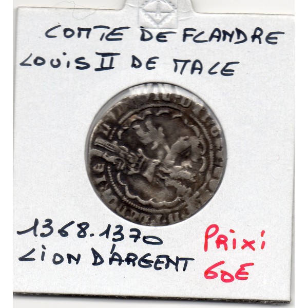 Comté de Flandre, Louis II le Male (1368-1370) Lion d'Argent (gros)