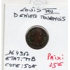 Denier tournois 1649 A Paris Louis XIV TTB