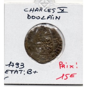 Douzain du dauphiné 2eme type 1593 Z Grenoble Henri IV B+