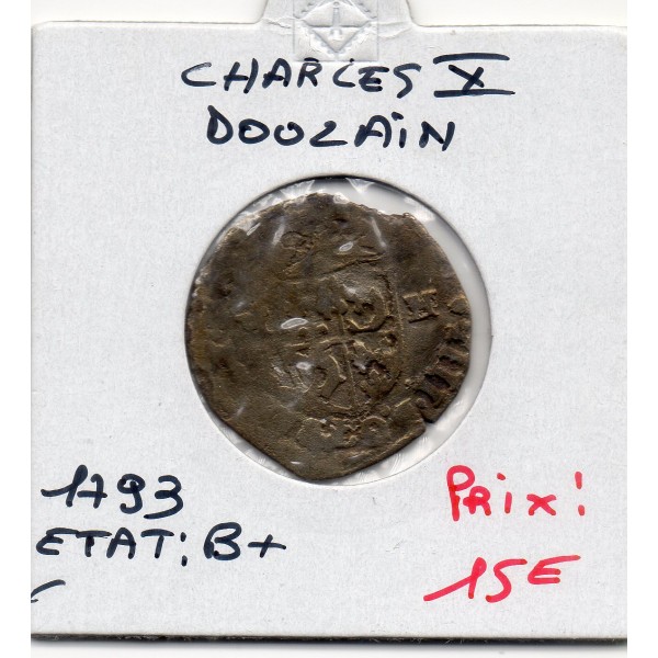 Douzain du dauphiné 2eme type 1593 Z Grenoble Henri IV B+