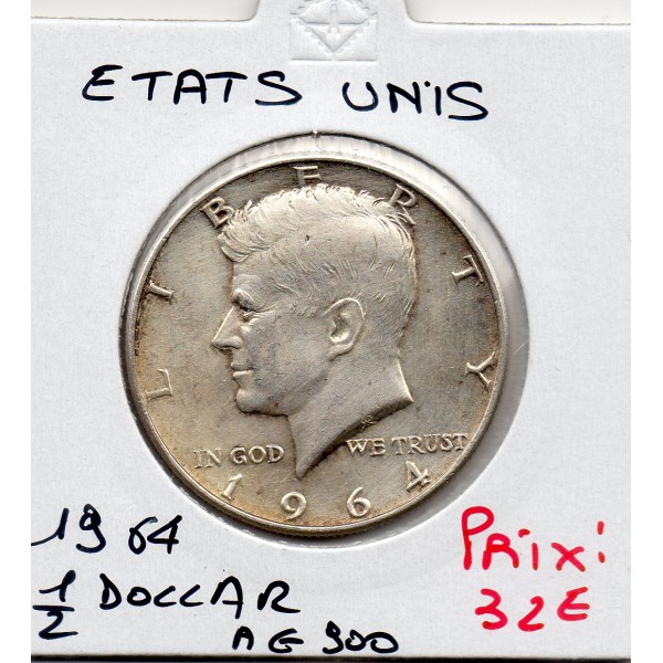 Etats Unis 1/2 Dollar 1964 Sup, KM.202 Kennedy
