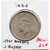 Inde Britannique 1 rupee 1941 Bombay Sup, KM.556 Georges VI