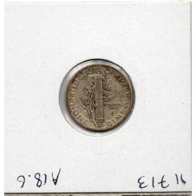 Etats Unis dime 1917 TB+, KM.140 Mercury