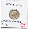 Etats Unis dime 1918 D Denver Sup-, KM.140 Mercury