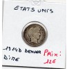 Etats Unis dime 1914 D TTB-, KM.113 Barber