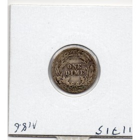Etats Unis dime 1914 D TTB-, KM.113 Barber