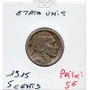 Etats Unis 5 cents 1915 TTB-, KM.134 Buffalo