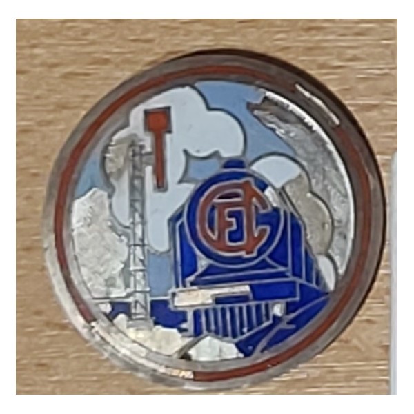 Badge ou insigne Du génie des chemins de fer indochinois